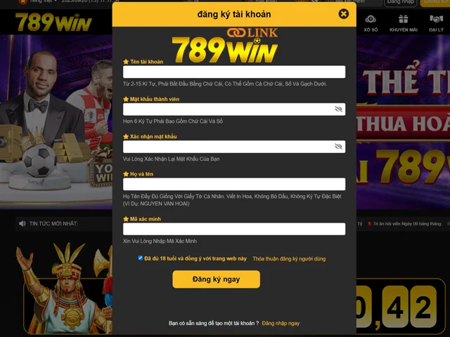 Đăng Ký 789win91